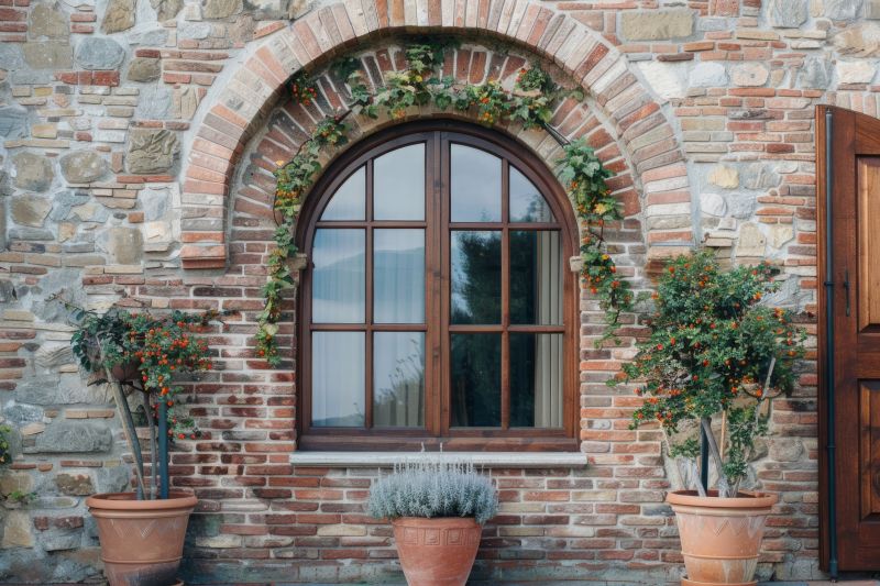 Arched Window Installation